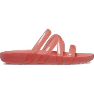 Crocs womens Splash Strappy Sandals(Neon Watermelon)
