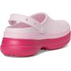 Crocs Unisex-Adult Classic Stacked Clogs Platform Platform(Dragon Fruit)