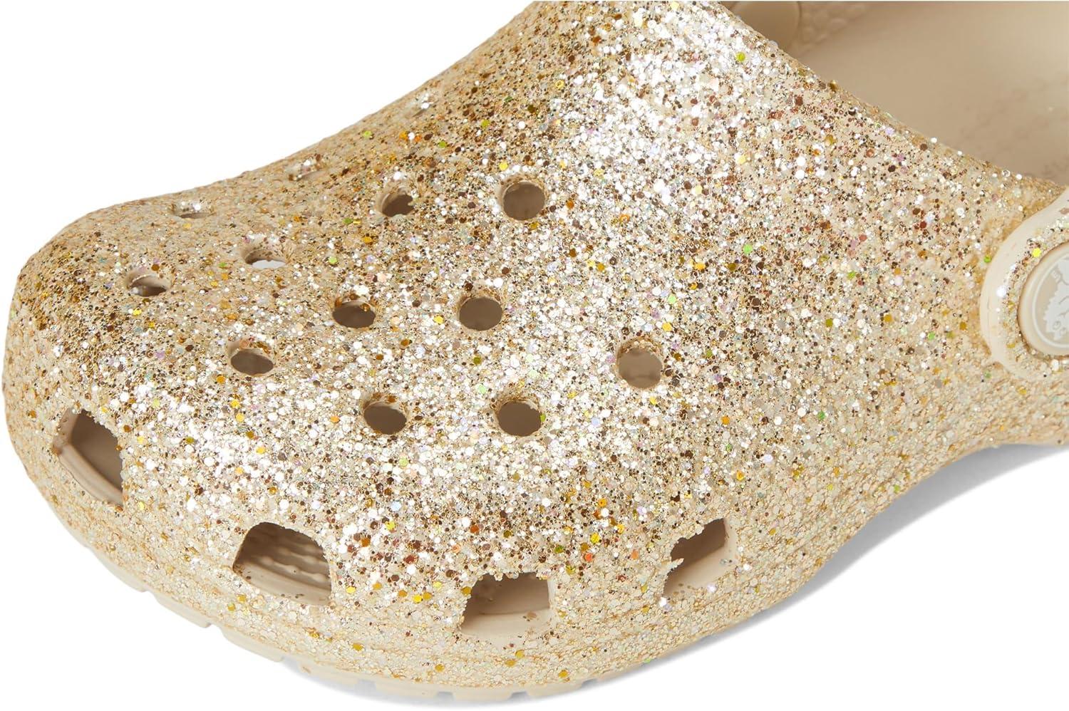 imageCrocs Kids Classic Glitter ClogSandstone
