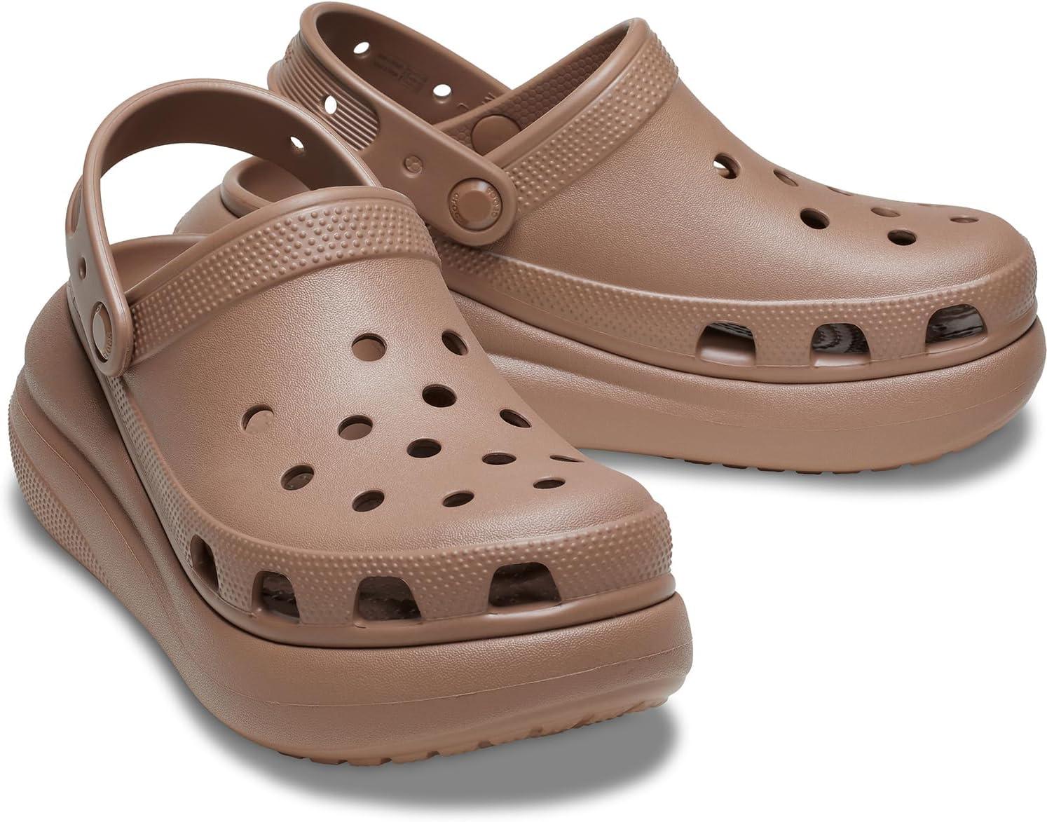 imageCrocs Unisex Adult Crush ClogsLatte