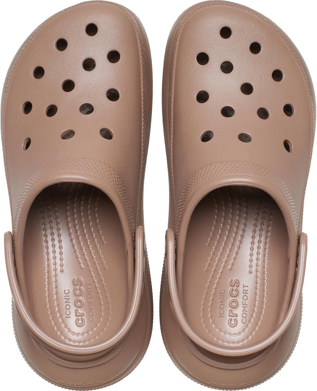 imageCrocs Unisex Adult Crush ClogsLatte
