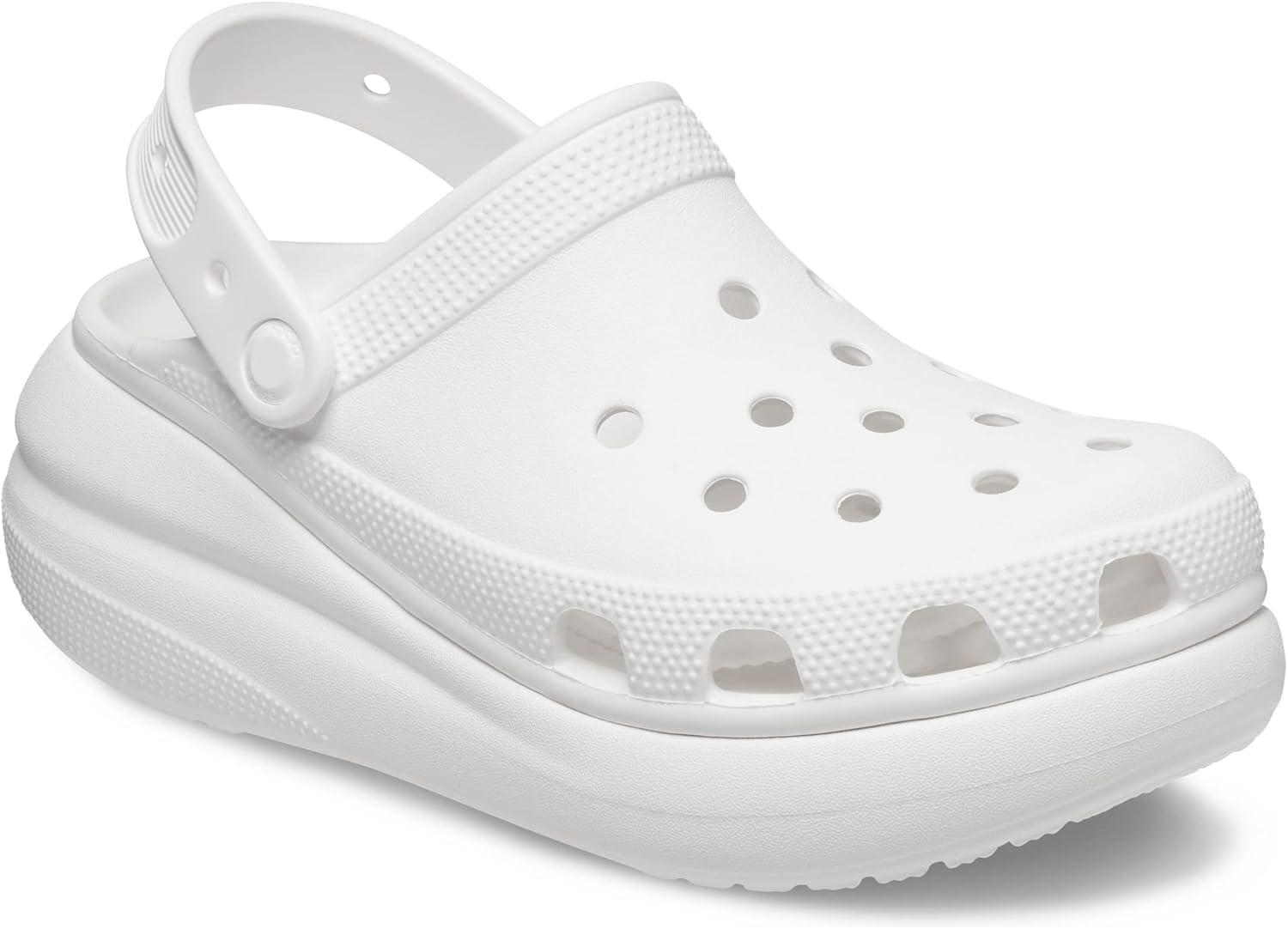 imageCrocs Unisex Adult Crush ClogsWhite