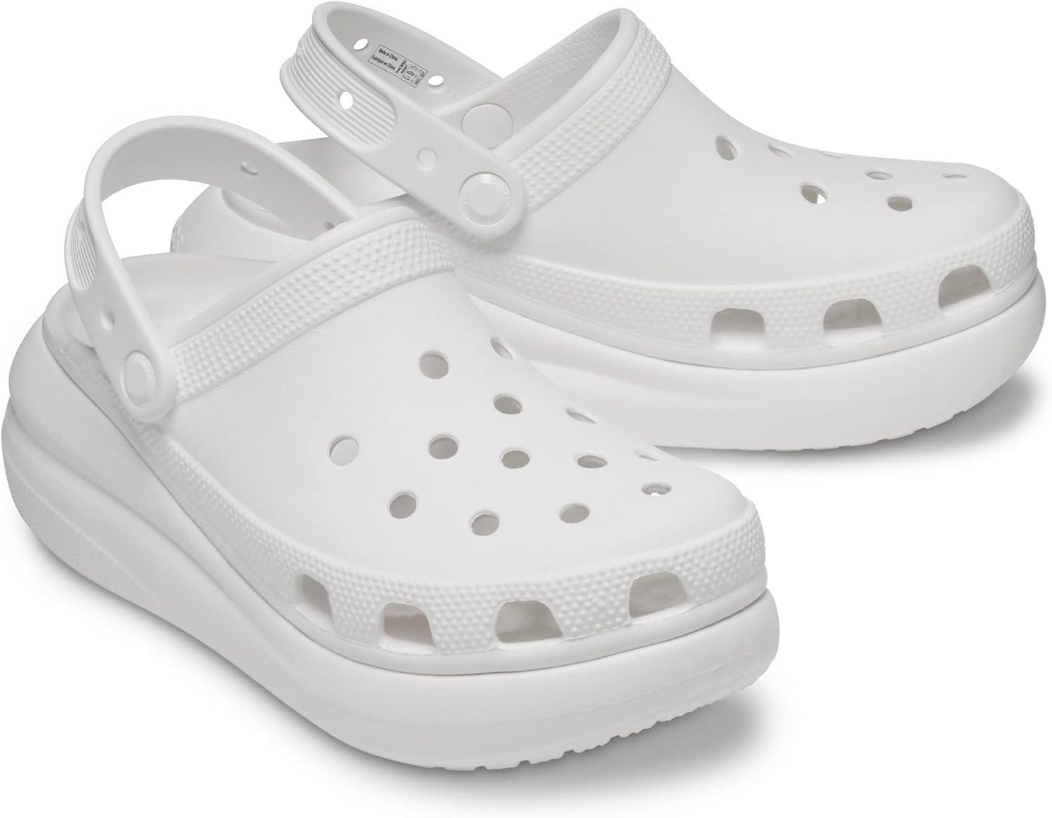 imageCrocs Unisex Adult Crush ClogsWhite