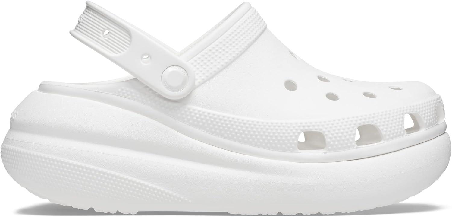 imageCrocs Unisex Adult Crush ClogsWhite