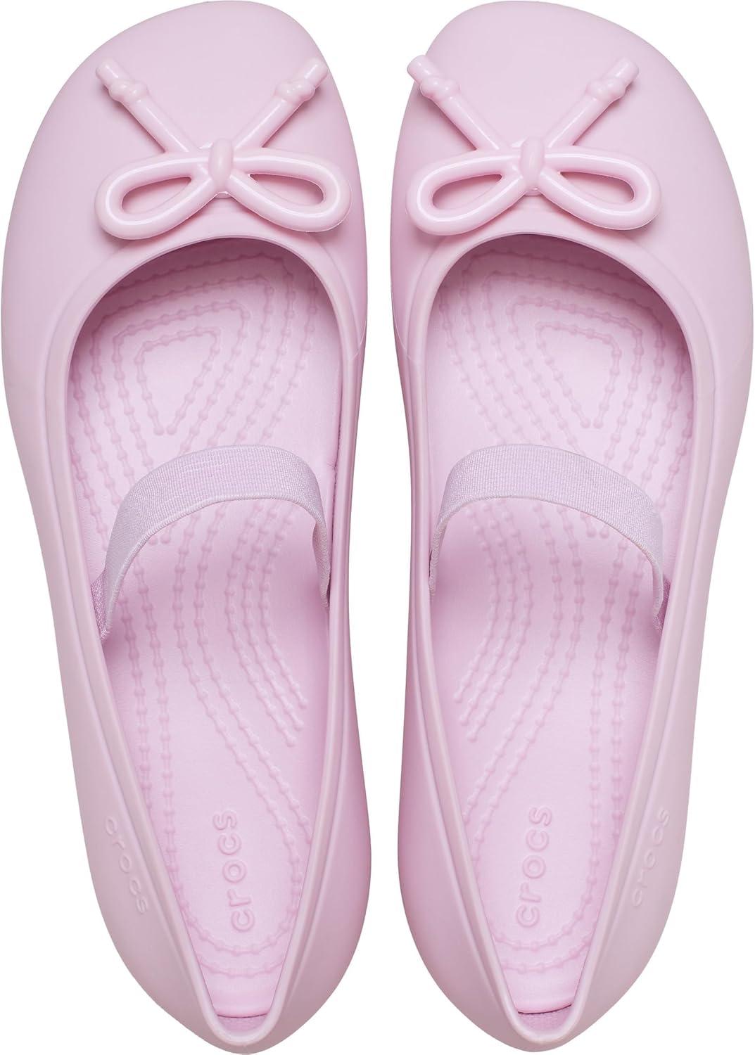imageCrocs UnisexChild Brooklyn Ballet Flats ToddlerLittle KidBig KidBallerina Pink