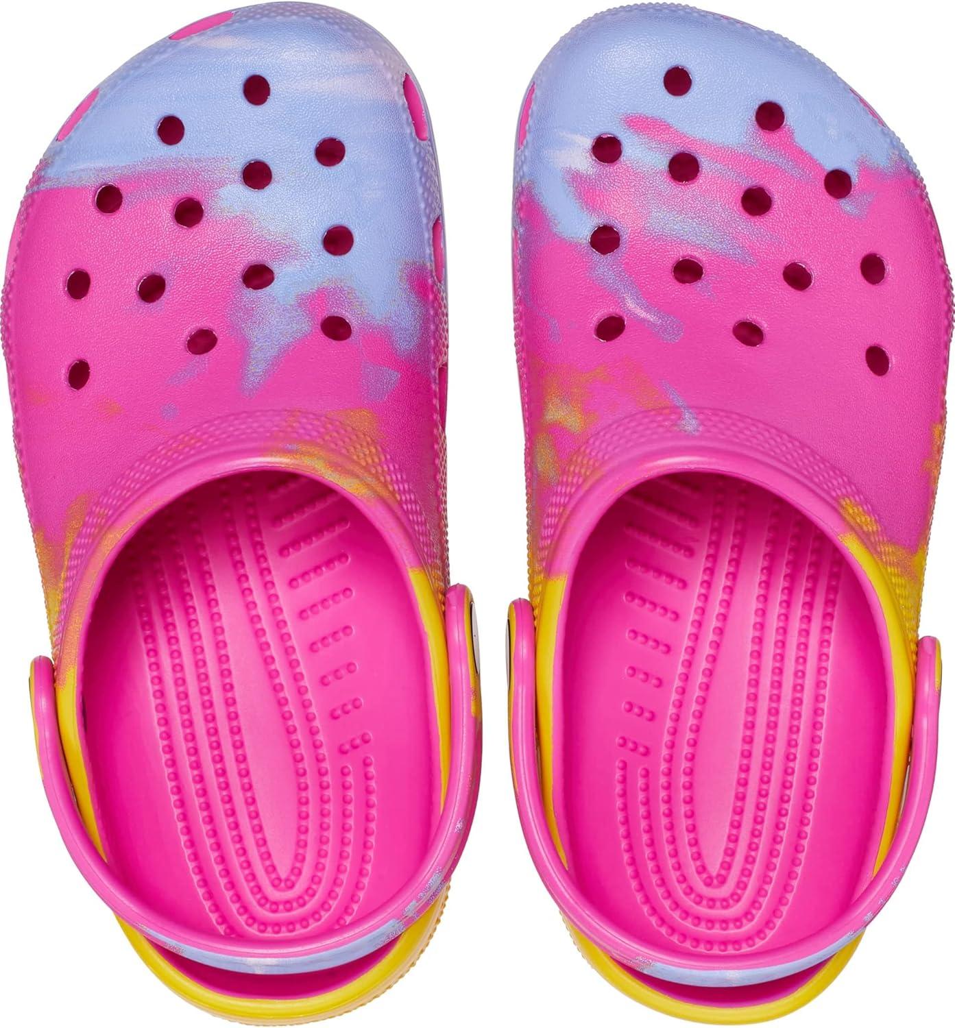 imageCrocs UnisexChild Classic Graphic ClogJuiceMulti Ombre