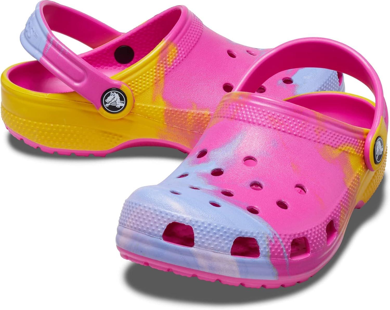 imageCrocs UnisexChild Classic Graphic ClogJuiceMulti Ombre
