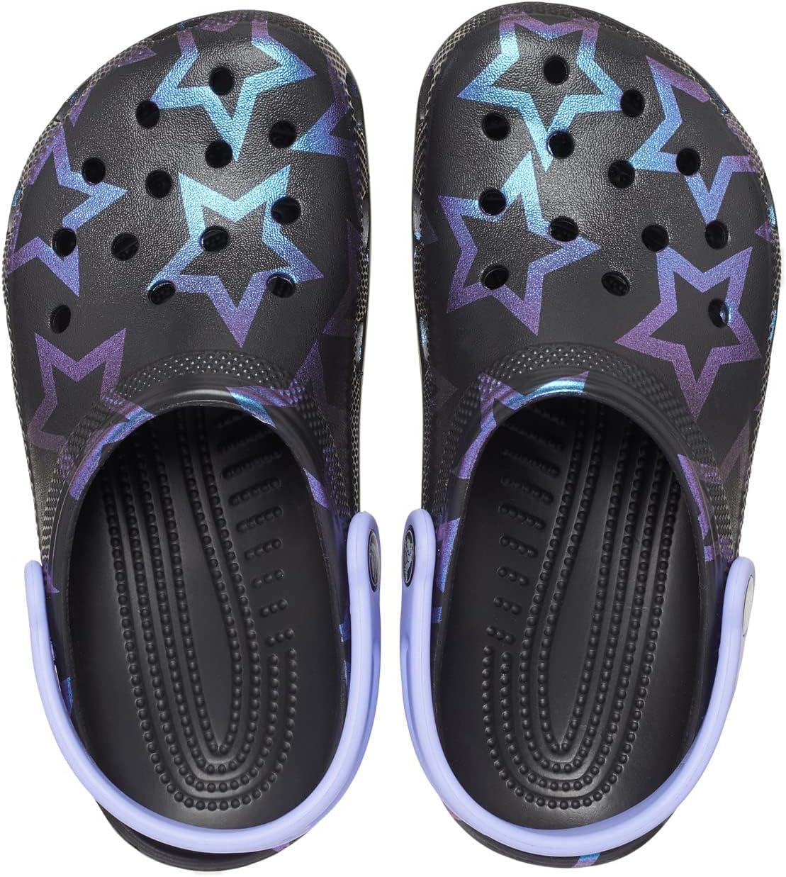 imageCrocs UnisexChild Classic Graphic ClogStarsBlack Disco Party