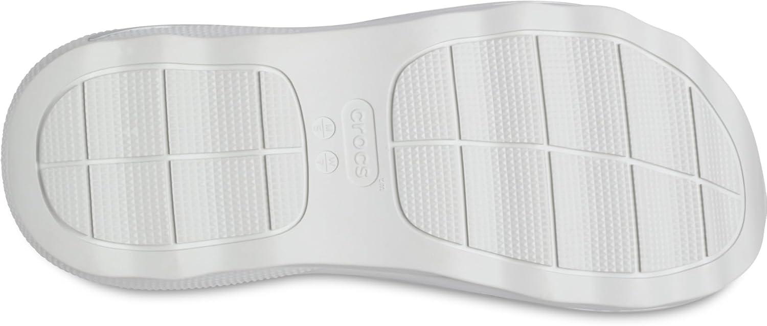 imageCrocs unisexadult Mega Crush Triple Strap SandalMoonlightSilver Metallic