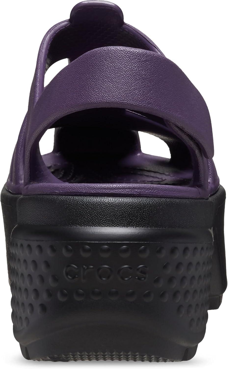 imageCrocs unisexadult Stomp Fisherman SandalDark Iris