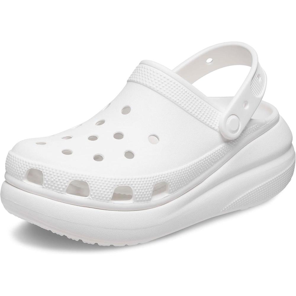 imageCrocs Unisex Adult Crush ClogsWhite