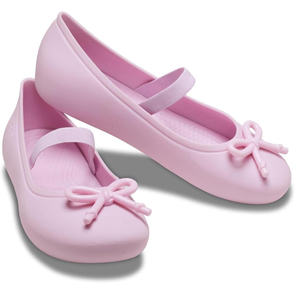 imageCrocs UnisexChild Brooklyn Ballet Flats ToddlerLittle KidBig KidBallerina Pink