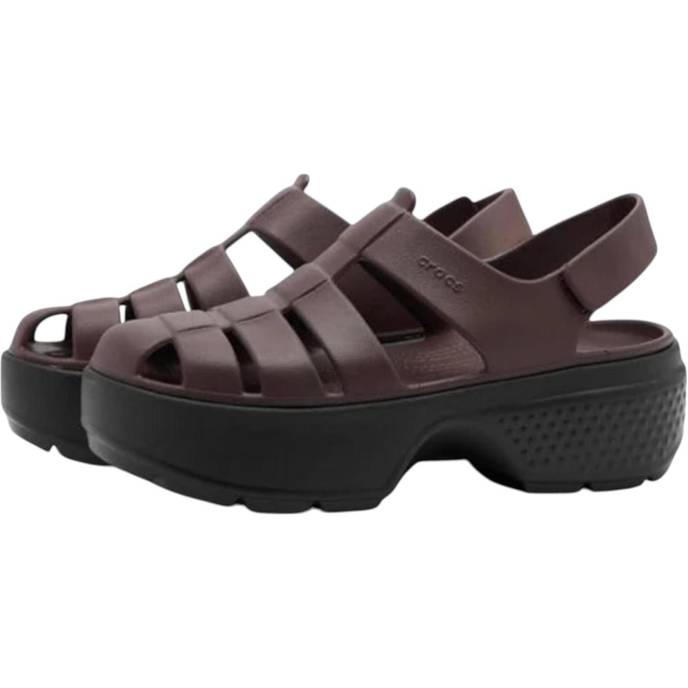 imageCrocs unisexadult Stomp Fisherman SandalMocha