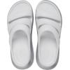 Crocs unisex-adult Mega Crush Triple Strap Sandal(Moonlight/Silver Metallic)