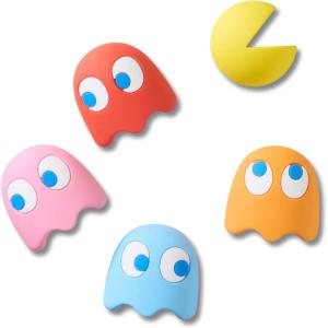 Crocs Jibbitz Pac-Man Game Shoe Charms, PAC-MAN, 5-Pack