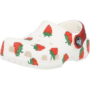 Crocs Unisex-Child Classic Graphic Clog(Strawberry Print)