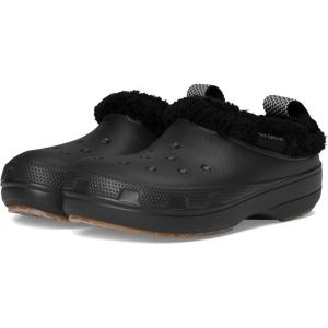 Crocs unisex-adult Classic Lined Shorty(Black)