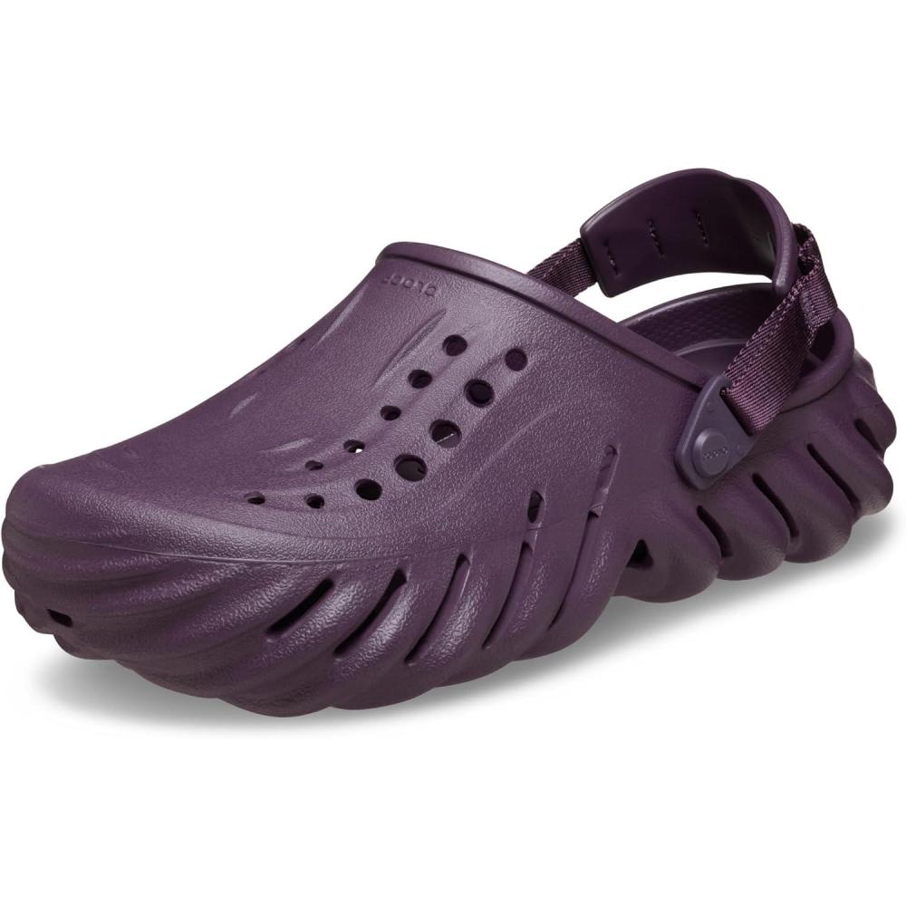imageCrocs Unisex Adult Echo ClogPlush Plum