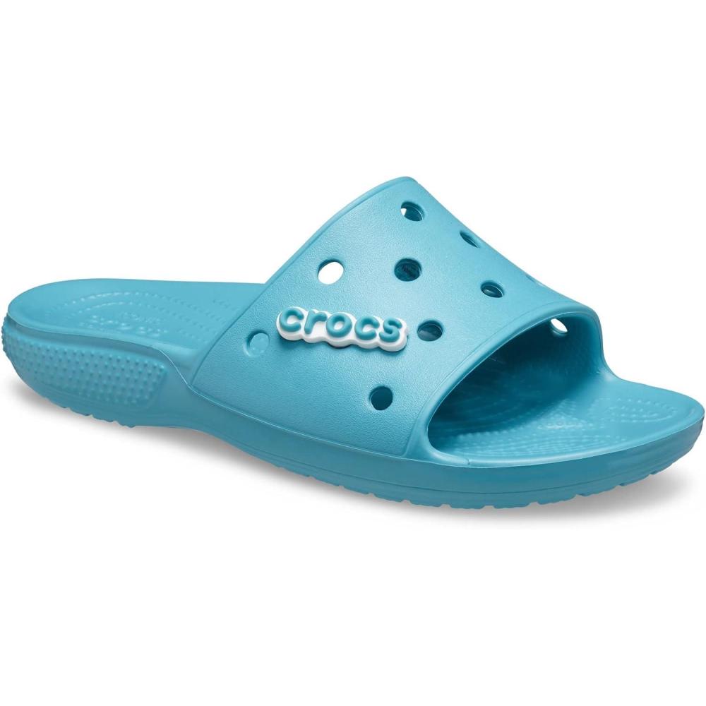 imageCrocs Classic Slide  TieDye GraphicsTurquoise Tonic