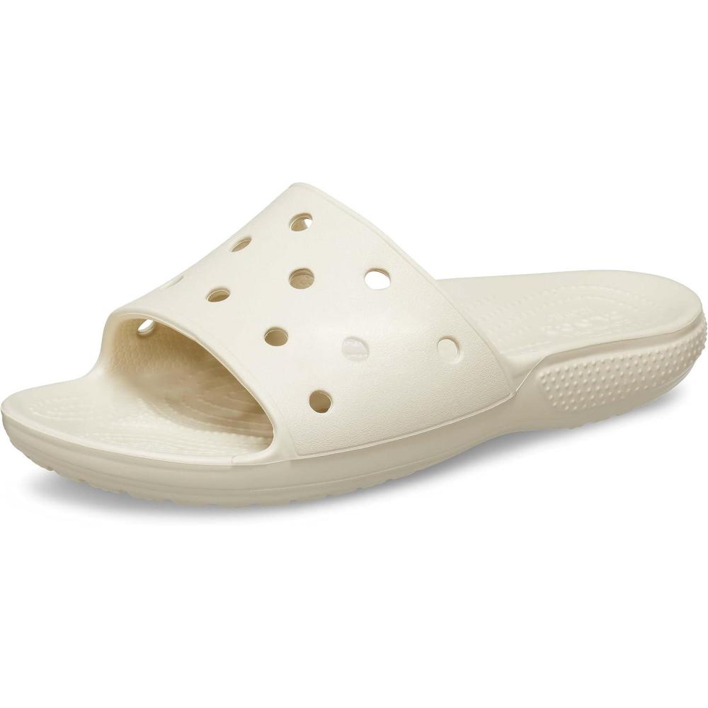 imageCrocs Unisex Adult Classic Slide SandalsBone