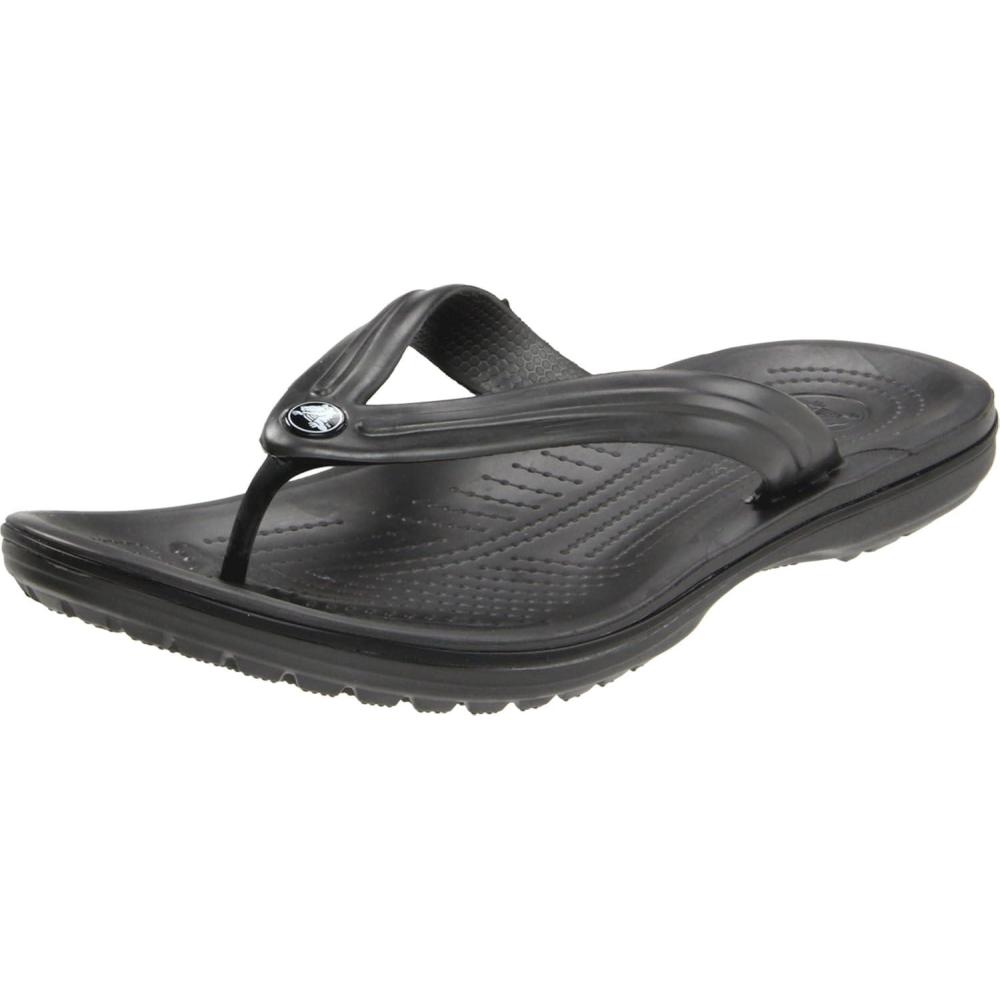 imageCrocs Unisex Adult Crocband Flip Flop SandalsGraphite