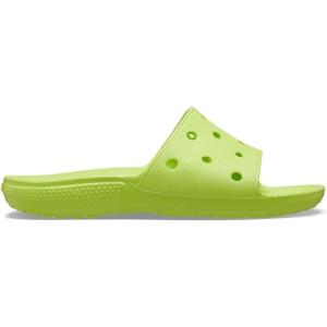 Crocs Classic Slide – Tie-Dye Graphics(Limeade)