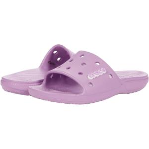 Crocs Classic Slide – Tie-Dye Graphics(Orchid)