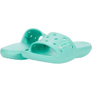 Crocs Classic Slide – Tie-Dye Graphics(Pistachio)