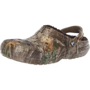 Crocs Unisex Adult Classic Lined Realtree Clog(Chocolate/Chocolate Realtree)