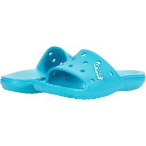 Crocs Unisex Adult Classic Slide Sandals(Digital Aqua)