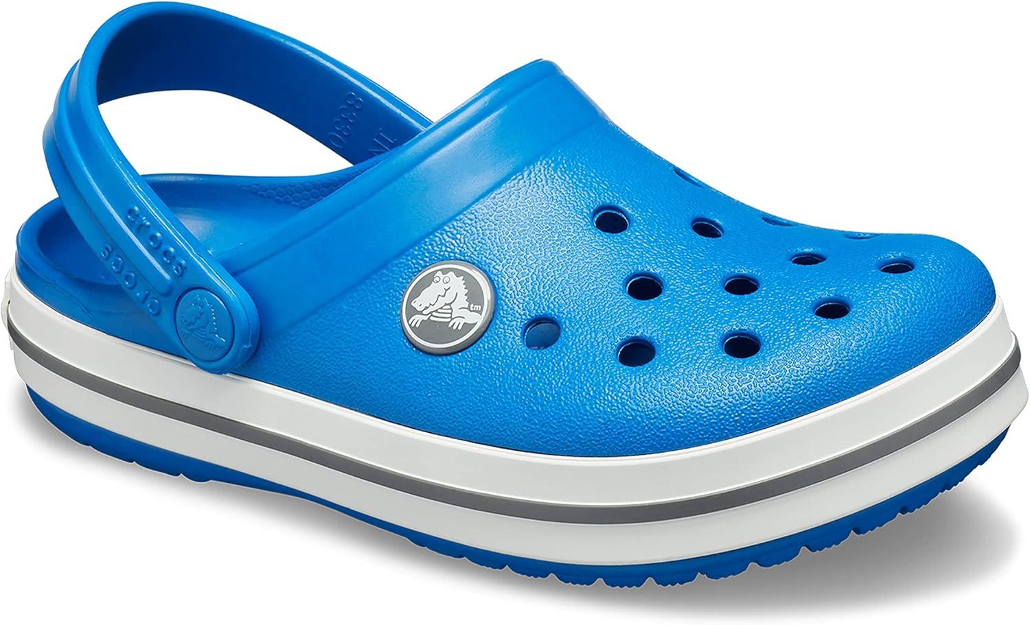 imageCrocs Unisex Child Crocband ClogsBright CobaltCharcoal