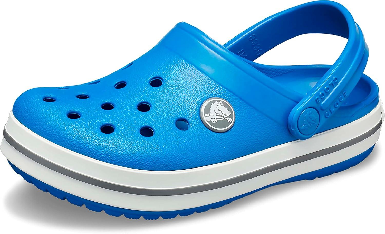 imageCrocs Unisex Child Crocband ClogsBright CobaltCharcoal