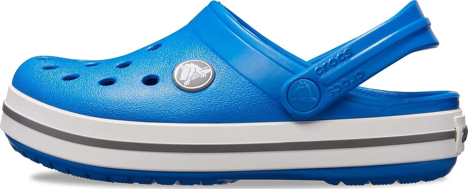 imageCrocs Unisex Child Crocband ClogsBright CobaltCharcoal