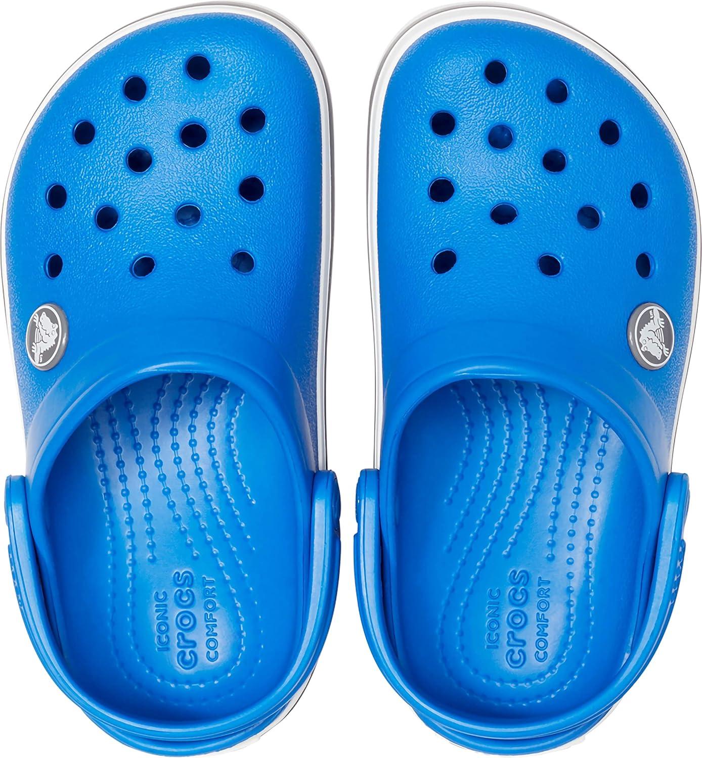 imageCrocs Unisex Child Crocband ClogsBright CobaltCharcoal