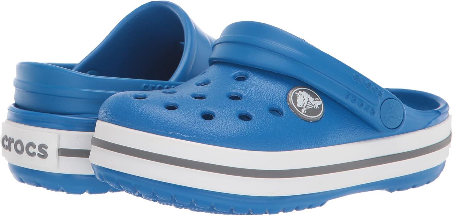imageCrocs Unisex Child Crocband ClogsBright CobaltCharcoal