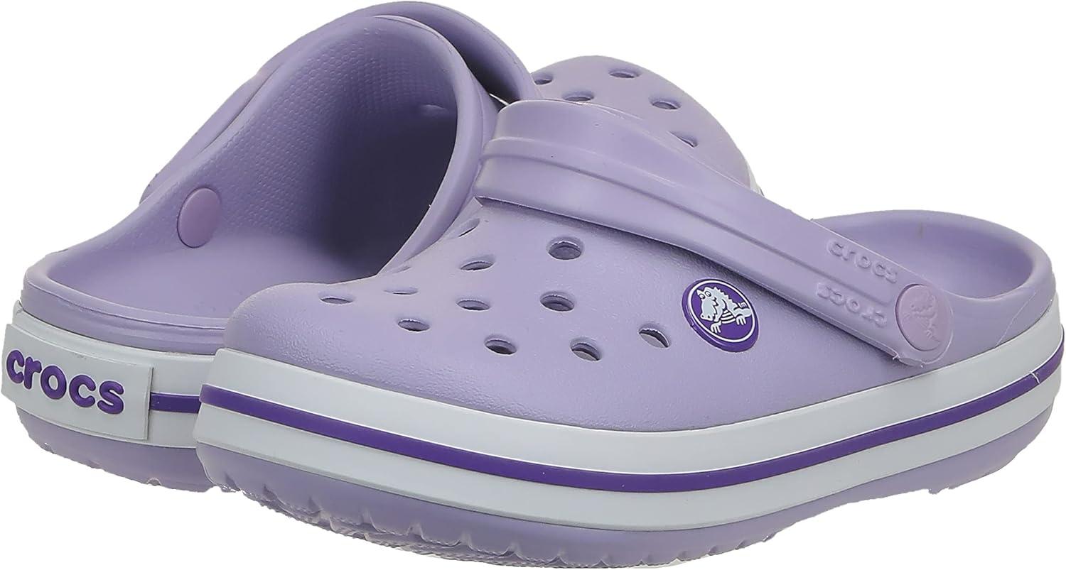 imageCrocs Unisex Child Crocband ClogsLavenderNeon Purple