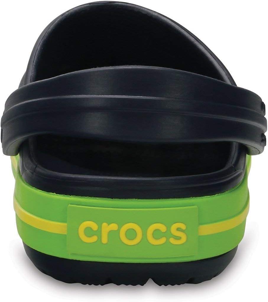 imageCrocs Unisex Child Crocband ClogsNavy Volt Green