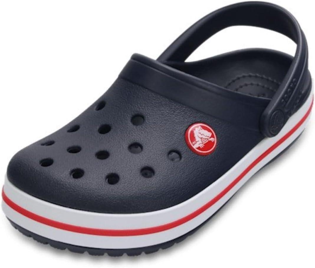 imageCrocs Unisex Child Crocband ClogsNavyRed