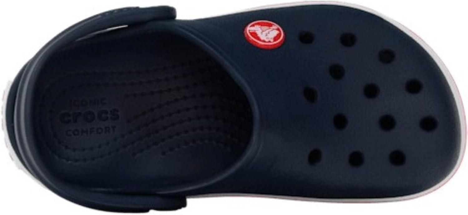 imageCrocs Unisex Child Crocband ClogsNavyRed