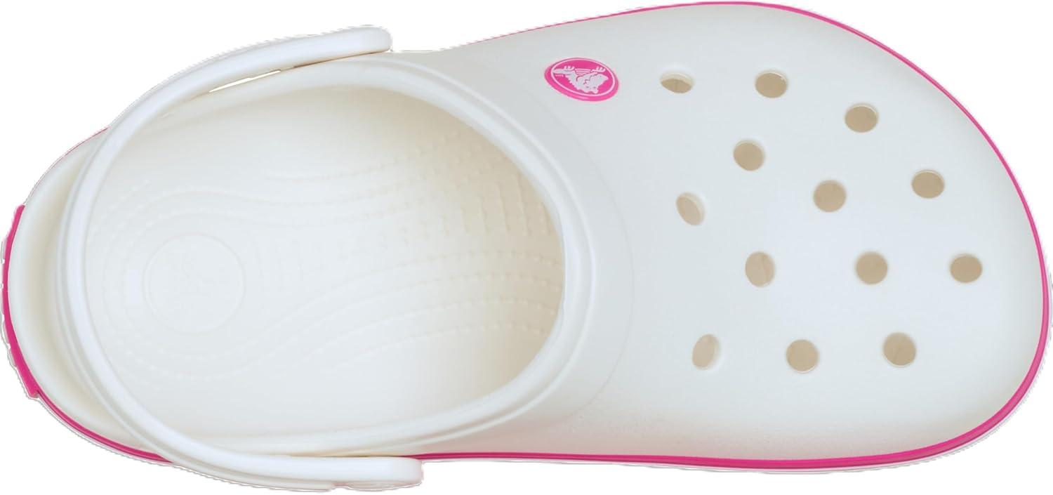 imageCrocs Unisex Child Crocband ClogsWhitePink Crush
