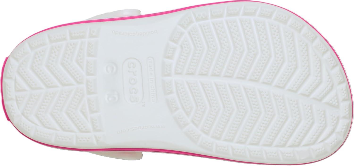 imageCrocs Unisex Child Crocband ClogsWhitePink Crush