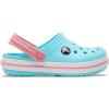 Crocs Unisex Child Crocband Clogs(Ice Blue/White)