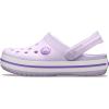 Crocs Unisex Child Crocband Clogs(Lavender/Neon Purple)