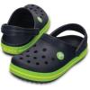 Crocs Unisex Child Crocband Clogs(Navy Volt Green)