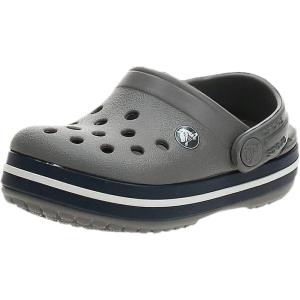 Crocs Unisex Child Crocband Clogs(Smoke/Navy)