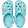 Crocs Kids’ Classic Floral Design Clogs(Aquamarine)