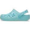 Crocs Kids’ Classic Floral Design Clogs(Aquamarine)