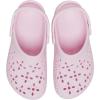 Crocs Kids’ Classic Floral Design Clogs(Pink Milk)