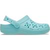 Crocs Kids’ Classic Floral Design Clogs(Aquamarine)