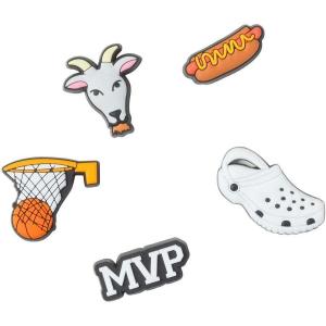 Crocs Jibbitz Packs for Shoes, and Sandals – Beautiful Accessory, Colorful Charms, and Constructed with Synthetic Material(Mvp 5-Pack)